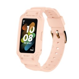 GLACIER Védőtok pánttal Huawei Band 6 / 7 / Honor Band 6 rózsaszín