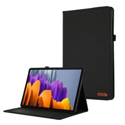 FABRIC Felhajtható tok Samsung Galaxy Tab S9 FE / Tab S10 FE készülékhez, fekete