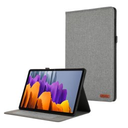 FABRIC Felhajtható tok Samsung Galaxy Tab S9 FE / Tab S10 FE szürke