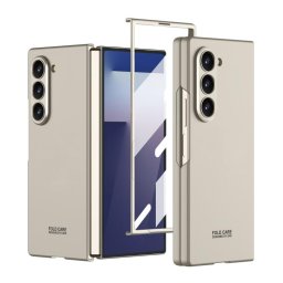 GKK Műanyag tok üveggel a Samsung Galaxy Z Fold7 5G külső kijelzőjéhez TITANIUM GREY