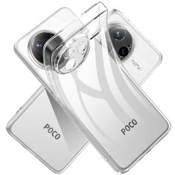 TPU Védőburkolat Xiaomi Poco F7 Ultra telefonhoz, átlátszó