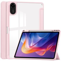 CRYSTAL Felhajtható tok Xiaomi Redmi Pad 2 rózsaszín
