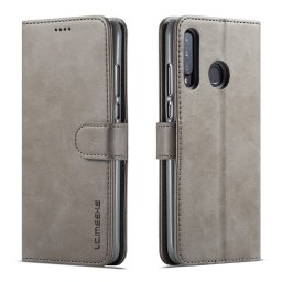 IMEEKE Pénztárca tok Huawei P30 Lite szürke