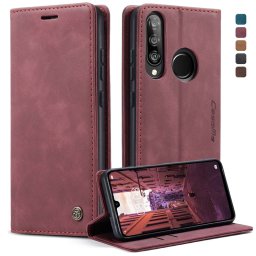 CASEME Flip tok Huawei P30 Lite telefonhoz, piros