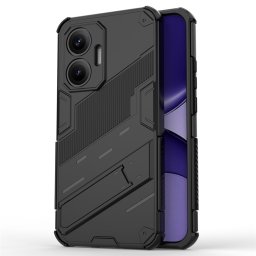 BIB Védőtok állvánnyal Xiaomi Poco F7 fekete