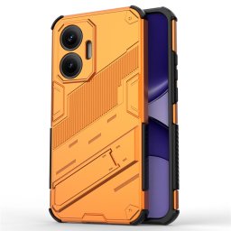 BIB Védőtok állvánnyal Xiaomi Poco F7 narancssárga