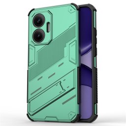 BIB Védőtok állvánnyal Xiaomi Poco F7 zöld színhez