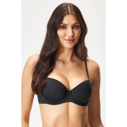 Calvin Klein Sculpt Bardot bélelt melltartó fekete 70A