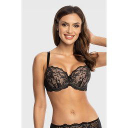 Ariana Push-Up melltartó fekete-bézs 75B