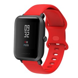BUTTERFLY szilikon szíj Xiaomi Amazfit GTS 2 / GTS 2e / GTS 2 Mini 20mm piros