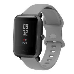 BUTTERFLY szilikon szíj Xiaomi Amazfit GTS 2 / GTS 2e / GTS 2 Mini 20mm szürke