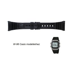 W-96 Casio fekete műanyag szíj