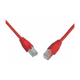 SOLARIX patch kábel CAT5E SFTP PVC 0,5m piros