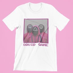 Squid Game katonák blur férfi póló