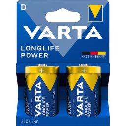 VARTA Elem, D góliát, 2 db, műanyagmentes, VARTA "Longlife Power"