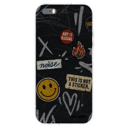 Átlátszó szilikon tok az alábbi mobiltelefonokra Apple iPhone 5/5S/SE - STICKERS x TAGS