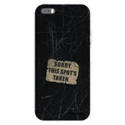 Átlátszó szilikon tok az alábbi mobiltelefonokra Apple iPhone 5/5S/SE - SORRY