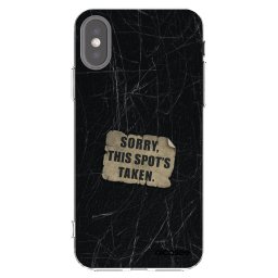 Átlátszó szilikon tok az alábbi mobiltelefonokra Apple iPhone X/XS - SORRY