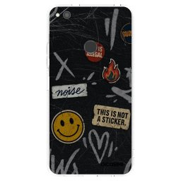 Átlátszó szilikon tok az alábbi mobiltelefonokra Huawei P9 Lite 2017 - STICKERS x TAGS