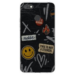 Átlátszó szilikon tok az alábbi mobiltelefonokra Huawei P9 Lite Mini - STICKERS x TAGS