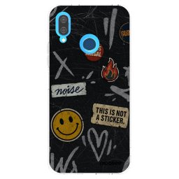 Átlátszó szilikon tok az alábbi mobiltelefonokra Huawei P20 Lite - STICKERS x TAGS