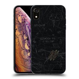 Fekete szilikon tok az alábbi mobiltelefonokra Apple iPhone XR - SCRATCH