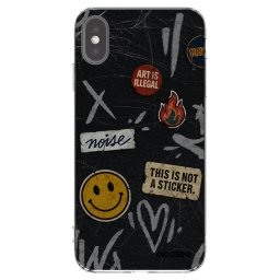 Átlátszó szilikon tok az alábbi mobiltelefonokra Apple iPhone XS Max - STICKERS x TAGS
