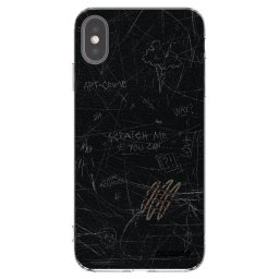 Átlátszó szilikon tok az alábbi mobiltelefonokra Apple iPhone XS Max - SCRATCH