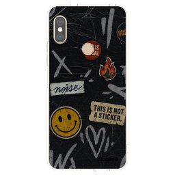 Átlátszó szilikon tok az alábbi mobiltelefonokra Xiaomi Redmi Note 5 Global - STICKERS x TAGS