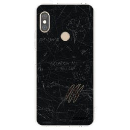 Átlátszó szilikon tok az alábbi mobiltelefonokra Xiaomi Redmi Note 5 Global - SCRATCH