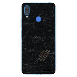 Átlátszó szilikon tok az alábbi mobiltelefonokra Huawei Nova 3i - SCRATCH