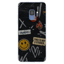 Átlátszó szilikon tok az alábbi mobiltelefonokra Samsung Galaxy S9 G960F - STICKERS x TAGS