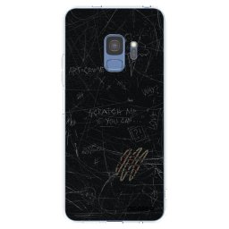 Átlátszó szilikon tok az alábbi mobiltelefonokra Samsung Galaxy S9 G960F - SCRATCH