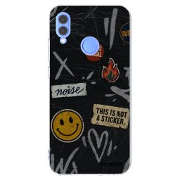 Átlátszó szilikon tok az alábbi mobiltelefonokra Huawei P Smart 2019 - STICKERS x TAGS