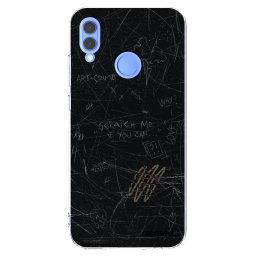 Átlátszó szilikon tok az alábbi mobiltelefonokra Huawei P Smart 2019 - SCRATCH
