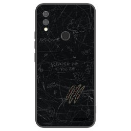 Fekete szilikon tok az alábbi mobiltelefonokra Xiaomi Redmi Note 7 - SCRATCH
