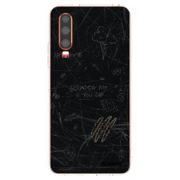 Átlátszó szilikon tok az alábbi mobiltelefonokra Huawei P30 - SCRATCH