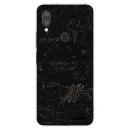 Átlátszó szilikon tok az alábbi mobiltelefonokra Xiaomi Redmi 7 - SCRATCH