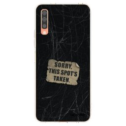Átlátszó szilikon tok az alábbi mobiltelefonokra Samsung Galaxy A70 A705F - SORRY