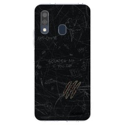 Átlátszó szilikon tok az alábbi mobiltelefonokra Samsung Galaxy A40 A405F - SCRATCH