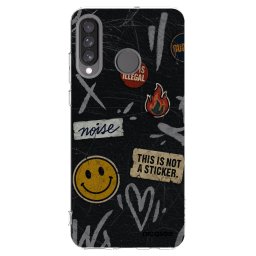 Átlátszó szilikon tok az alábbi mobiltelefonokra Huawei P30 Lite - STICKERS x TAGS