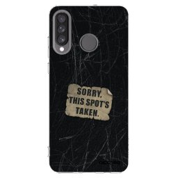 Átlátszó szilikon tok az alábbi mobiltelefonokra Huawei P30 Lite - SORRY