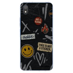 Átlátszó szilikon tok az alábbi mobiltelefonokra Xiaomi Redmi 7A - STICKERS x TAGS