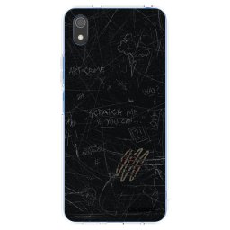Átlátszó szilikon tok az alábbi mobiltelefonokra Xiaomi Redmi 7A - SCRATCH