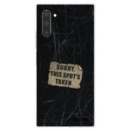 Átlátszó szilikon tok az alábbi mobiltelefonokra Samsung Galaxy Note 10 N970F - SORRY