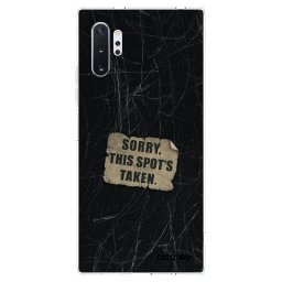 Átlátszó szilikon tok az alábbi mobiltelefonokra Samsung Galaxy Note 10+ N975F - SORRY