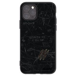 Fekete szilikon tok az alábbi mobiltelefonokra Apple iPhone 11 Pro - SCRATCH