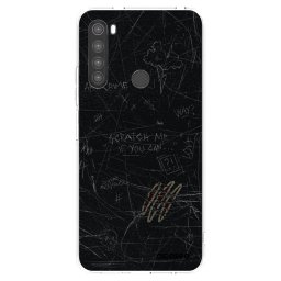 Átlátszó szilikon tok az alábbi mobiltelefonokra Xiaomi Redmi Note 8 - SCRATCH