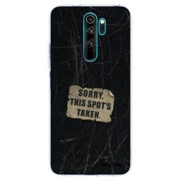 Átlátszó szilikon tok az alábbi mobiltelefonokra Xiaomi Redmi Note 8 Pro - SORRY