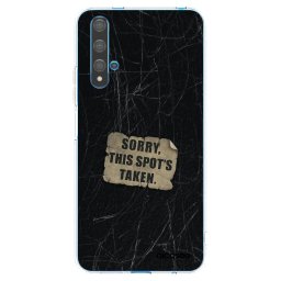 Átlátszó szilikon tok az alábbi mobiltelefonokra Huawei Nova 5T - SORRY